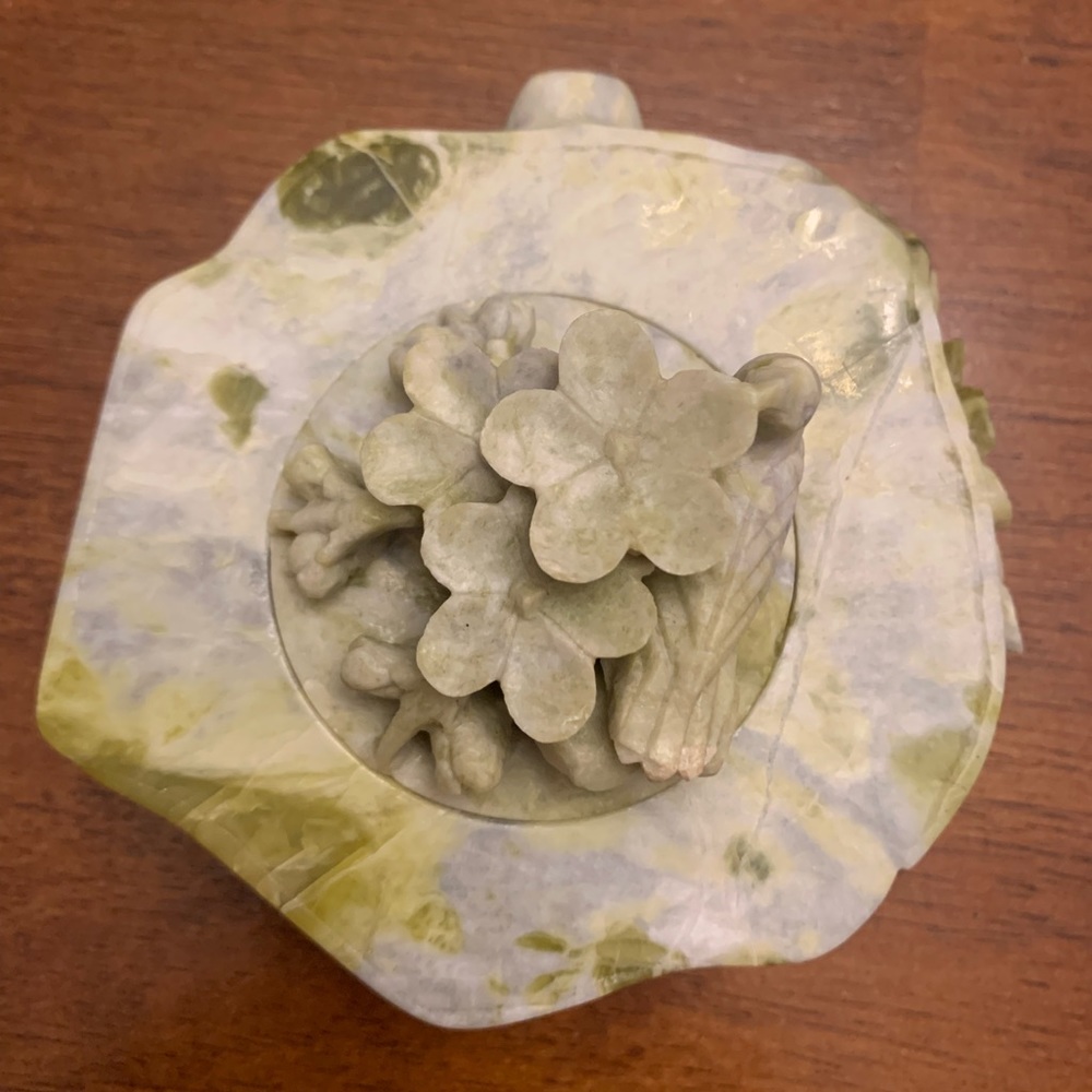 Natural Green Stone Container